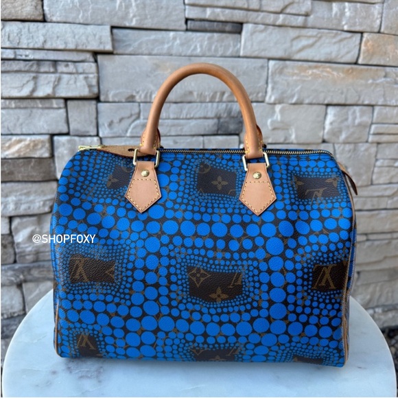 SOLD Louis Vuitton Monogram Kusama Town Speedy 30 - Picture 2 of 14